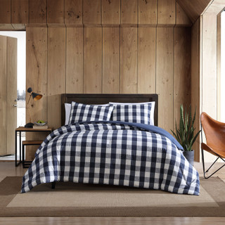 Thumbnail 4: Eddie Bauer Eddie Bauer Lakehouse Plaid Comforter Bedding Set 