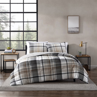 Thumbnail 4: Eddie Bauer Eddie Bauer Normandy Plaid Comforter Bedding Set 