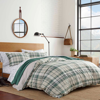 Thumbnail 1: Eddie Bauer Eddie Bauer Timbers Plaid 100% Cotton Comforter Bedding Set 