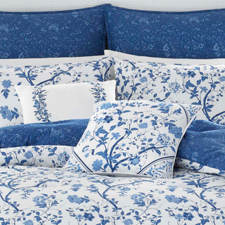 Thumbnail 9: Laura Ashley Laura Ashley Elise 100% Cotton Comforter Bonus Set 