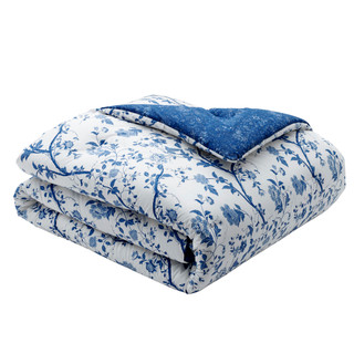 Thumbnail 24: Laura Ashley Laura Ashley Elise 100% Cotton Comforter Bonus Set 