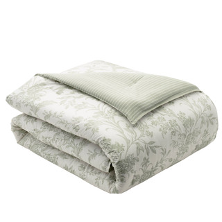 Thumbnail 24: Laura Ashley Laura Ashley Natalie 100% Cotton Comforter Bedding Set 