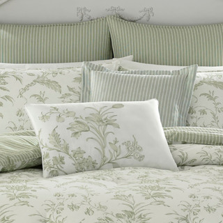 Thumbnail 8: Laura Ashley Laura Ashley Natalie 100% Cotton Comforter Bedding Set 
