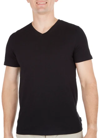 Thumbnail 1: DVISION DVISION Mens Solid V-Neck Short Sleeve T-Shirt 
