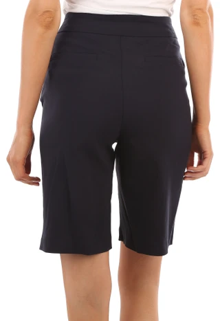 Thumbnail 2: Coral Bay Coral Bay Womens Favorite Fit Slimming Solid Pocket Shorts 
