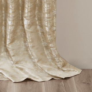 Thumbnail 5: SUNSMART SunSmart Cassius Jacquard Lined Total Blackout Curtain Panel 