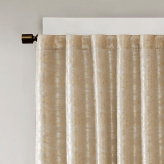 Thumbnail 3: SUNSMART SunSmart Cassius Jacquard Lined Total Blackout Curtain Panel 