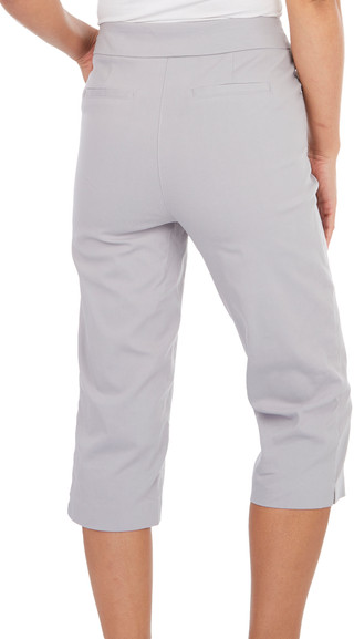 Thumbnail 2: Coral Bay Coral Bay Petite Solid Pull On Capris 
