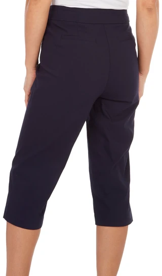 Thumbnail 2: Coral Bay Coral Bay Petite Solid Pull On Capris 