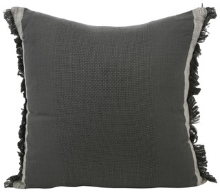 Thumbnail 2: Zest Kitchen + Home ZEST Kitchen + Home 20x20 Textured Fringe Decorative Pillow 