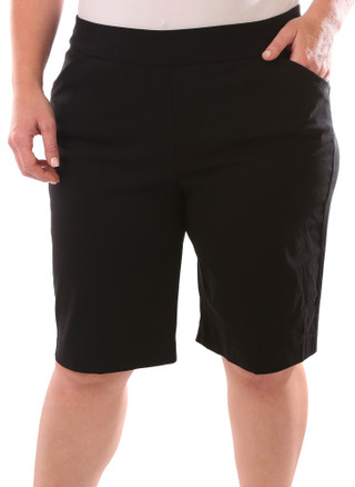Thumbnail 1: Coral Bay Coral Bay Plus Solid Favorite Fit Millenium Shorts 