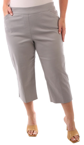 Thumbnail 1: Coral Bay Coral Bay Plus 21 In. Solid Favorite Fit Millenium Capris 