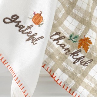 Thumbnail 4: AVANTI Avanti Grateful Patch Kitchen Towel Set 