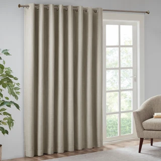 Thumbnail 3: SUNSMART SunSmart Maya Printed Heathered Blackout Patio Panel 