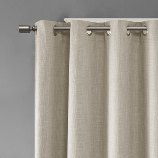 Thumbnail 4: SUNSMART SunSmart Maya Printed Heathered Blackout Patio Panel 