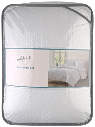 Thumbnail 8: Zest Kitchen + Home ZEST Kitchen + Home Jaden Medallion Comforter Set 