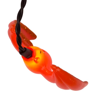 Thumbnail 12: Kurt Adler Kurt Adler UL 25-Purple and Orange Bat Icicle Light Set. 