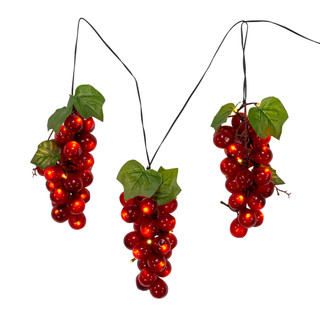 Thumbnail 2: Kurt Adler 75-Light LED Large Purple Grape Light Set 