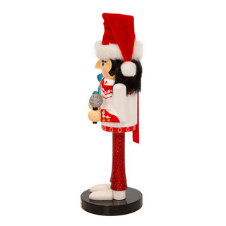 Thumbnail 6: Kurt Adler Kurt Adler 10-Inch Elvis Presley  With Teddy Bear Nutcracker 