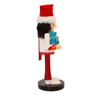 Thumbnail 4: Kurt Adler Kurt Adler 10-Inch Elvis Presley  With Teddy Bear Nutcracker 