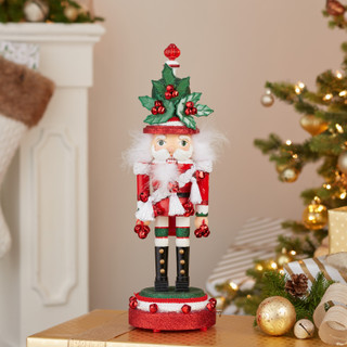 Thumbnail 14: Kurt Adler Kurt Adler 17-Inch Hollywood Musical Jingle Bells Nutcracker 