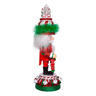 Thumbnail 4: Kurt Adler Kurt Adler 15-Inch Hollywood Nutcrackers Red Candy Tower. 