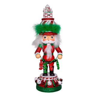 Thumbnail 2: Kurt Adler Kurt Adler 15-Inch Hollywood Nutcrackers Red Candy Tower. 