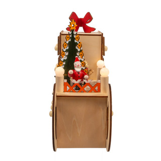 Thumbnail 4: Kurt Adler Kurt Adler 8.30-Inch Battery Operated 6-light LED Santa. 