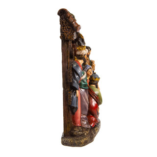 Thumbnail 4: Kurt Adler Kurt Adler 10-Inch Resin Nativity Scene Table Piece. 