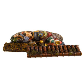 Thumbnail 10: Kurt Adler Kurt Adler 10-Inch Resin Nativity Scene Table Piece. 