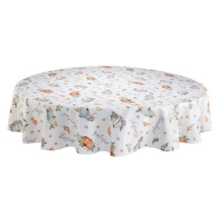 Thumbnail 2: AVANTI Avanti Grateful Patch 70 Inch Round Tablecloth 