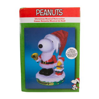 Thumbnail 14: Peanuts Kurt Adler 10-Inch Battery-Operated Musical Santa Snoopy. 