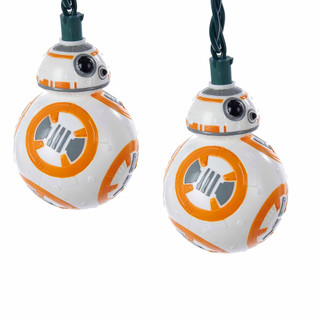Thumbnail 4: Star Wars Kurt Adler UL 10-Light Star Wars BB8 Light Set. 