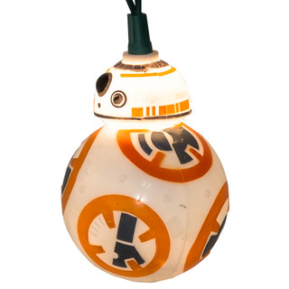 Thumbnail 8: Star Wars Kurt Adler UL 10-Light Star Wars BB8 Light Set. 