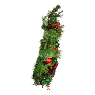 Thumbnail 6: Kurt Adler Kurt Adler 26-Inch Battery-Operated Pre-Lit Red And Green. 
