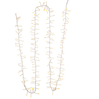 Thumbnail 2: Kurt Adler Kurt Adler 240-Light Fairy Cluster Garland with Cool White. 