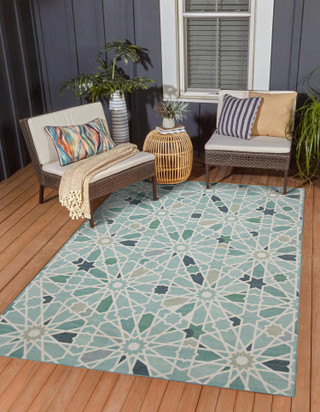 Thumbnail 4: Linon Deltona Outdoor Washable Rug Collection 