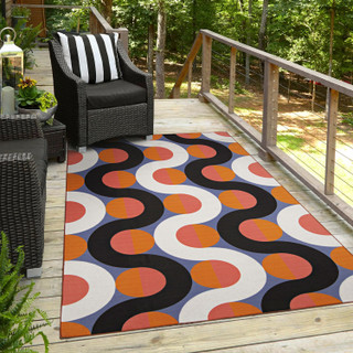 Thumbnail 30: Linon Jupiter Outdoor Washable Rug Collection 