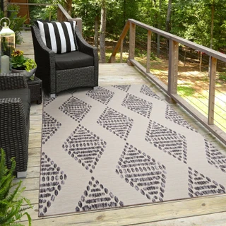 Thumbnail 5: Linon Navarre Outdoor Washable Rug Collection 