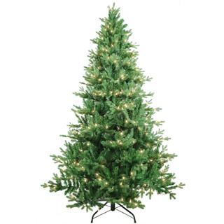 Thumbnail 1: Kurt Adler 7-Foot Pre-Lit Clear Incandescent Pine Christmas Tree 