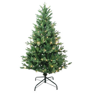 Thumbnail 1: Kurt Adler 4.5-Foot Warm White LED Jackson Pine Christmas Tree 