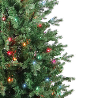 Thumbnail 4: Kurt Adler 4.5-Foot Pre-Lit Multi-Color Incandescent Jackson Pine Tree 