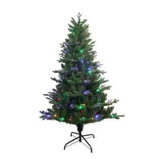 Thumbnail 8: Kurt Adler 5-Foot Pre-Lit Multi-Colored LED Jackson Pine Christmas Tree 
