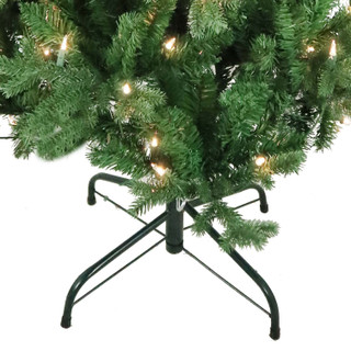 Thumbnail 6: Kurt Adler 5-Foot Pre-Lit Clear Incandescent Jackson Pine Tree 