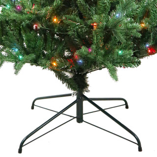 Thumbnail 6: Kurt Adler 6-Foot Pre-Lit Multi-Color Incandescent Jackson Pine Tree 