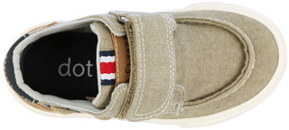 Thumbnail 4: DOT & ZAZZ Boys One Strap Velcro Canvas Shoes 