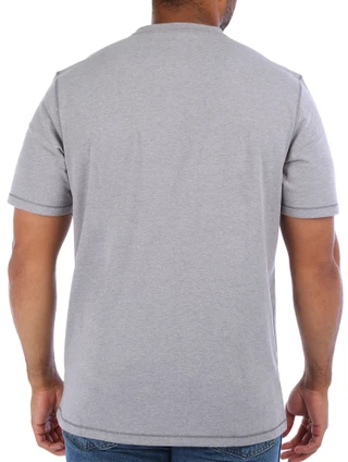 Thumbnail 4: REEL LEGENDS Reel Legends Mens Everglades Solid Short Sleeve T-Shirt 