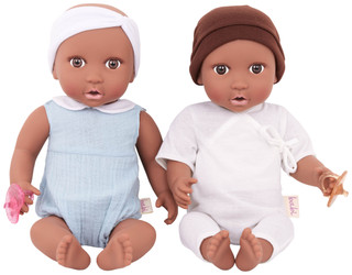 Thumbnail 1: BABI BABI by Battat 2 Pk Newborn Dolls 