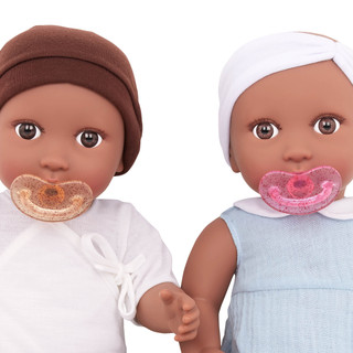 Thumbnail 5: BABI BABI by Battat 2 Pk Newborn Dolls 