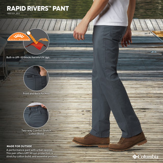 Thumbnail 12: Columbia Columbia Mens Rapid Rivers Pants 